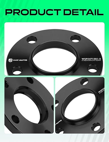 Miniatura 8 de YHTAUTO Espaciadores de rueda de 5 x 120 de 0.394 pulgadas compatibles con BMW 1991-2011 135678M3M5M6Z3Z4Z8 Series Espaciadores de neumáticos con