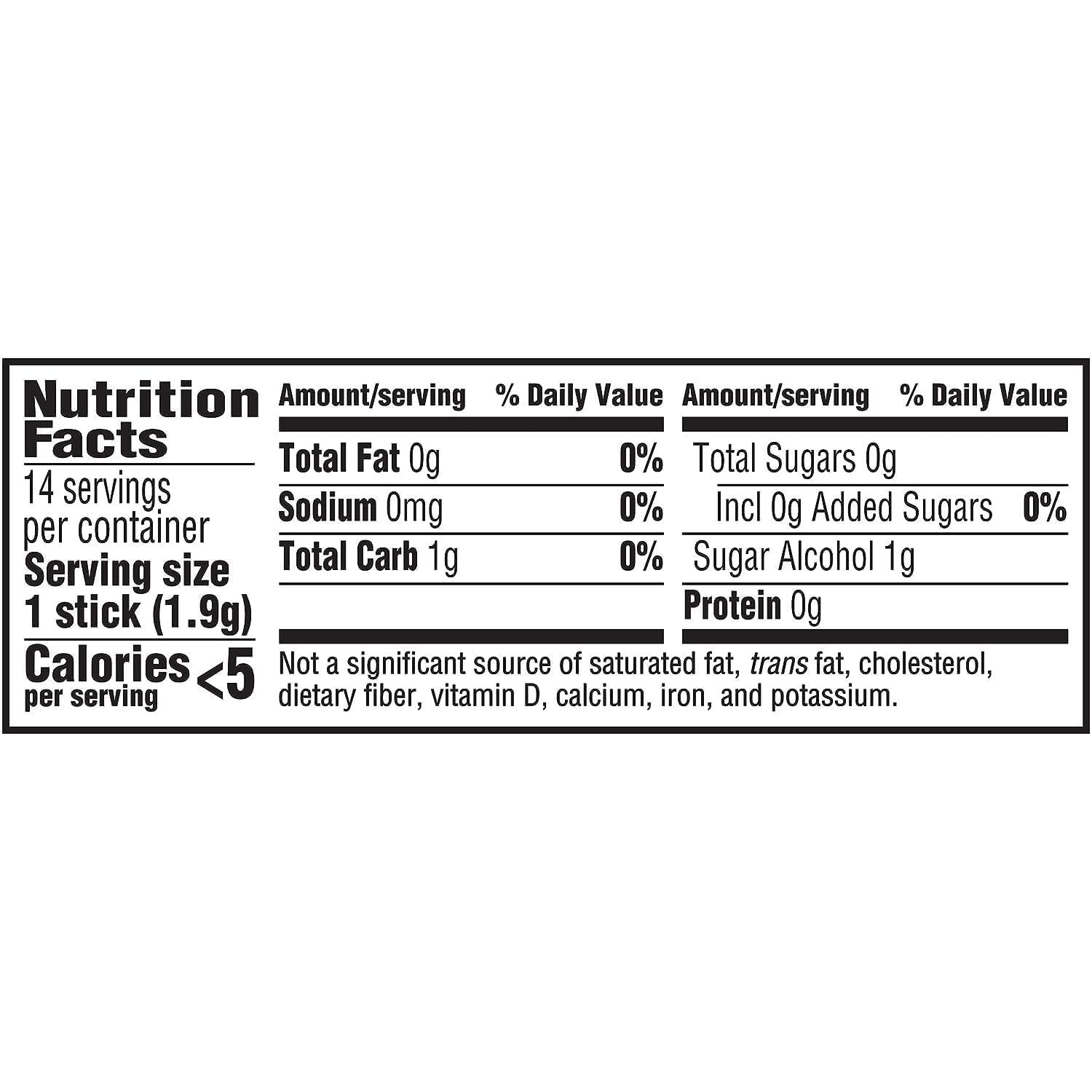 Trident Sugar Free Gum, Spearmint,14-Count (Pack of 12) - Image 2 thumbnail