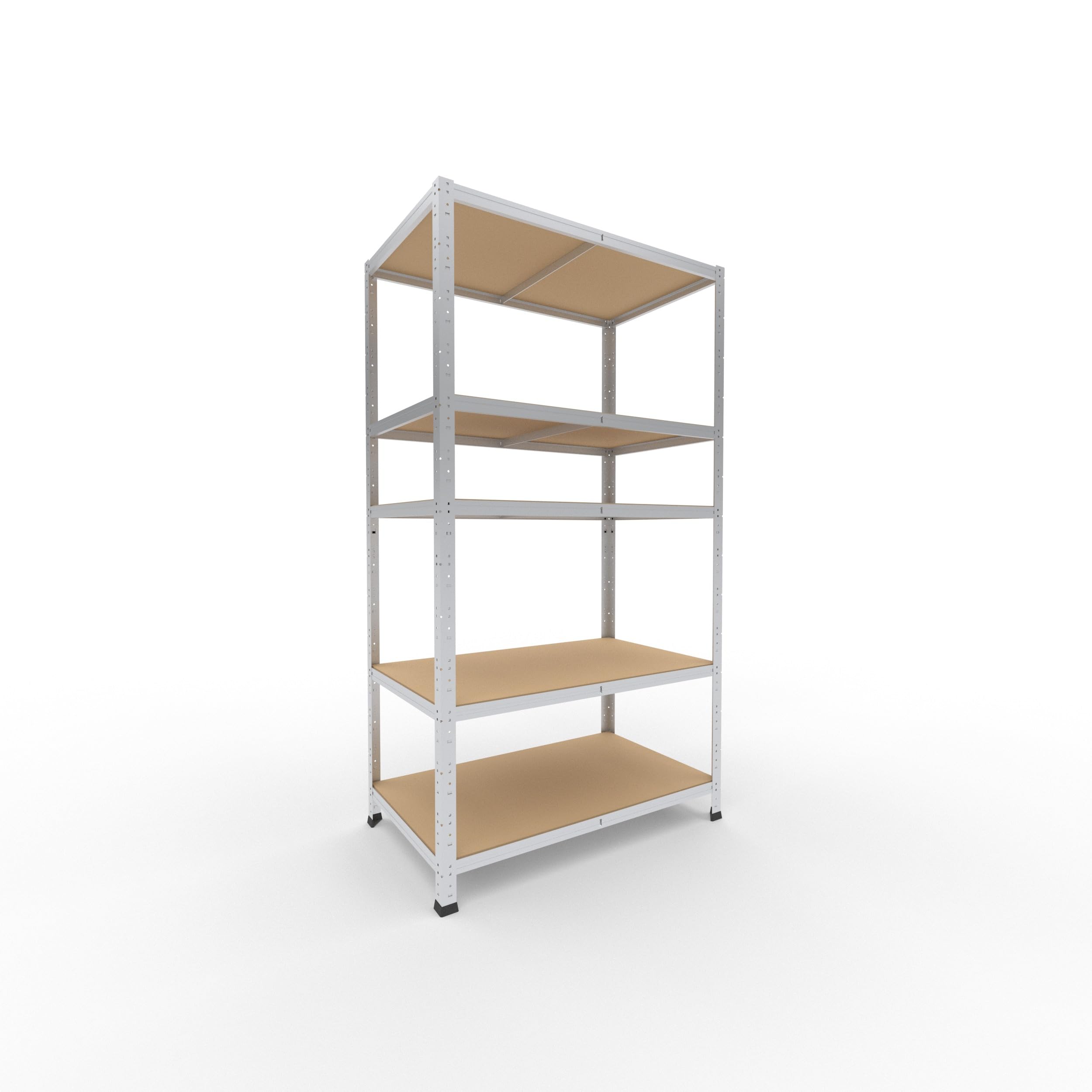 shelfplaza Home 180x100x60 cm Estantería Pesada en galvanizada con 5 baldas y 175 kg de Capacidad de Carga por balda