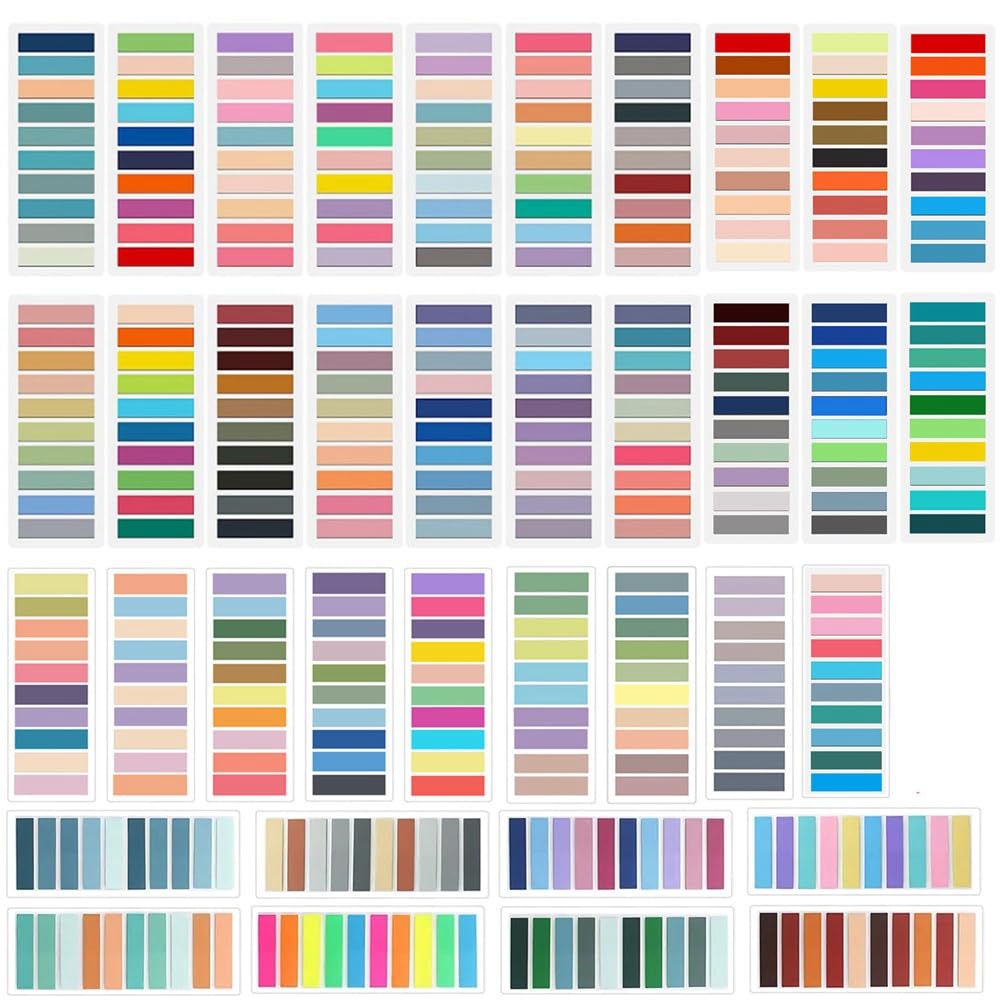7400 Posté Transparent Repositionnable et Onglets d'Annotation Haute Translucidité