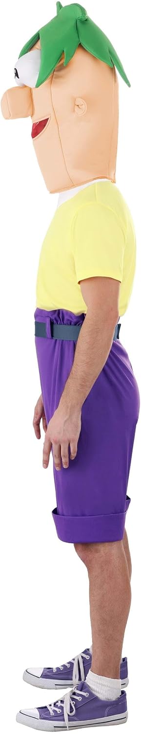 Disney Phineas and Ferb Adult Ferb Costume | Adult Disney Halloween Costumes