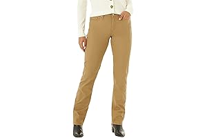 Women's Legendary Mid Rise Straight Leg Tan Jeans