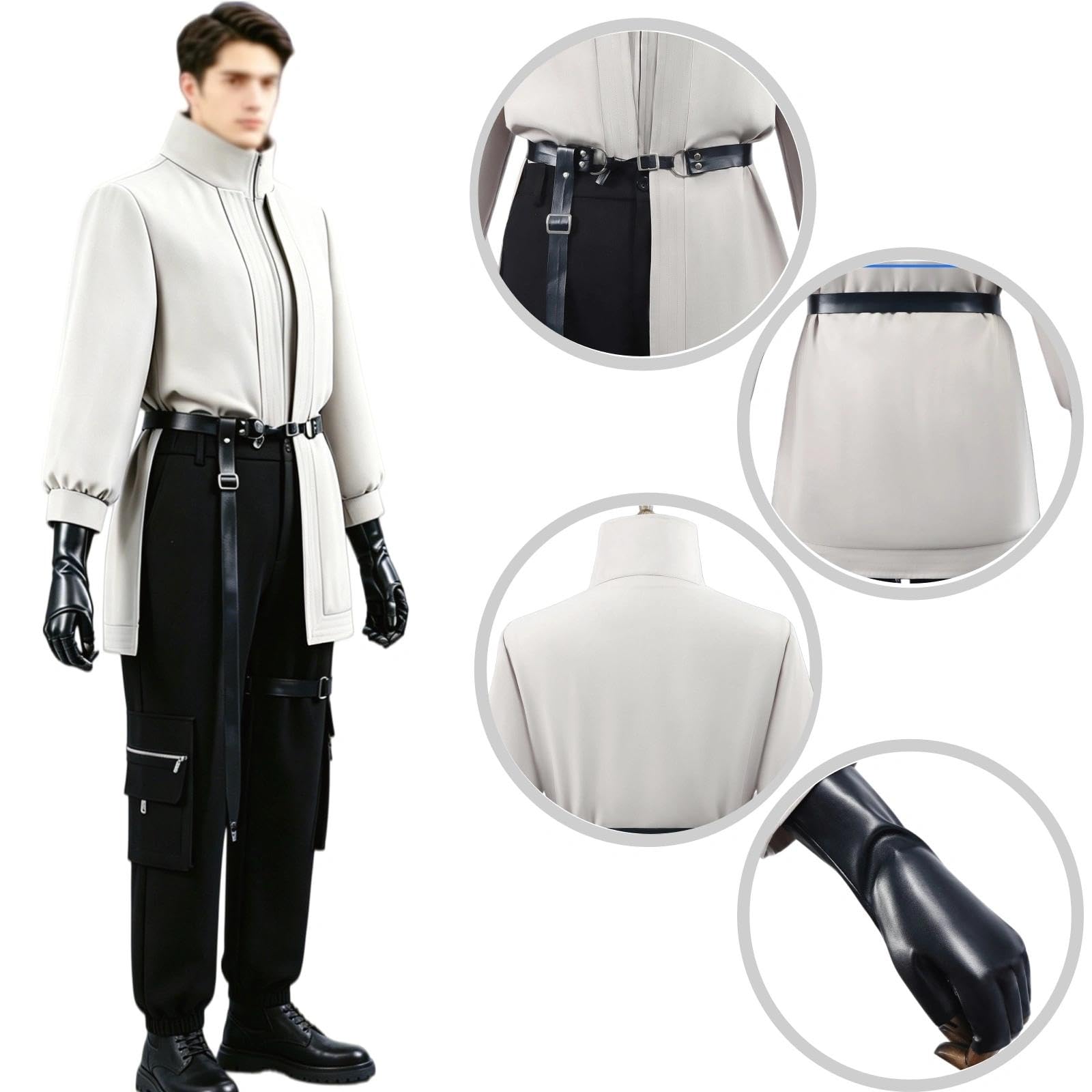 Halloween Kostüm für Erwachsene, Karneval Rollenspiel Cosplay Komplettset – Wang MianStil
