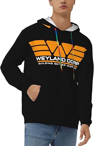 GHBC Weyland Yutani Corp - Sudadera con capucha para hombre con bolsillo