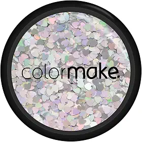 Glitter Shine Coração Prata 2G, Colormake