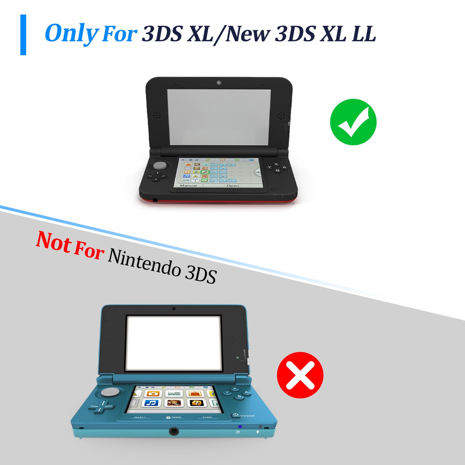 Amazon.co.jp: トップ上部フロントガラス Nintendo 3DS XL/New 3DS XL