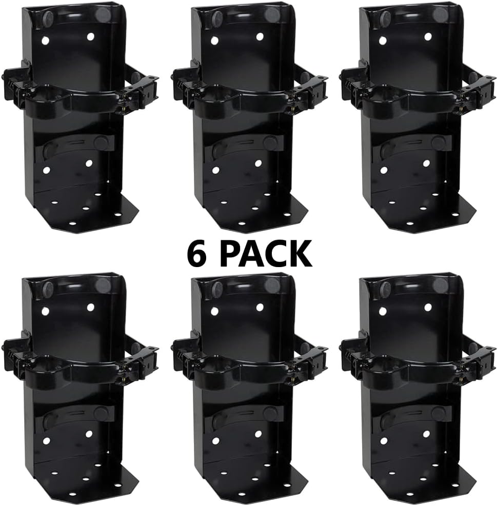 (6 Pack) 5 Lb Heavy Duty Box Type Fire Extinguisher Vehicle Brackets 807