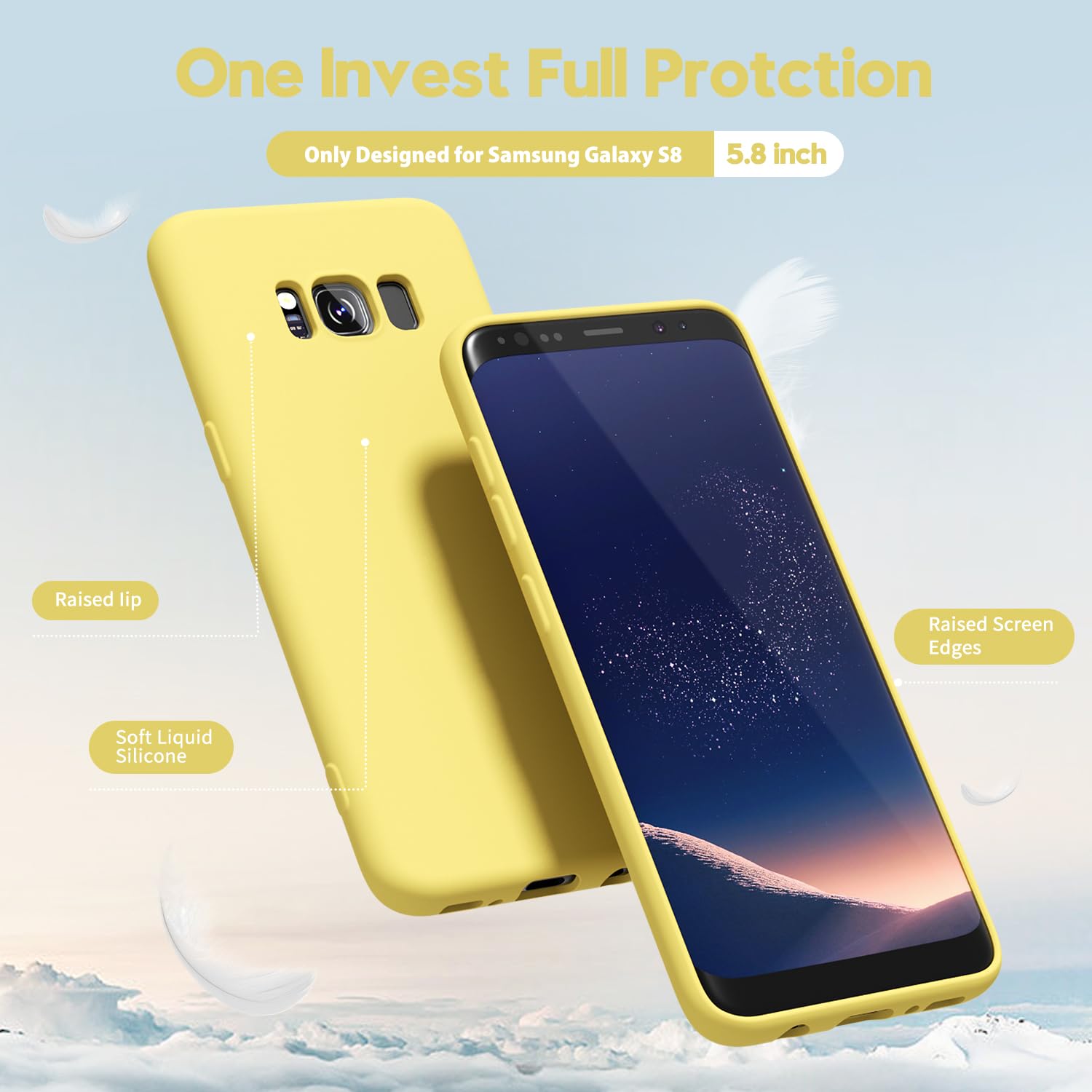 oakxco for Samsung Galaxy S24 Ultra Phone Case Liquid Silicone, Thin Slim Soft Rubber Gel TPU Plain Simple Cover for Women Girl Cute, Matte Solid Color, Brown Khaki Nude — view 483