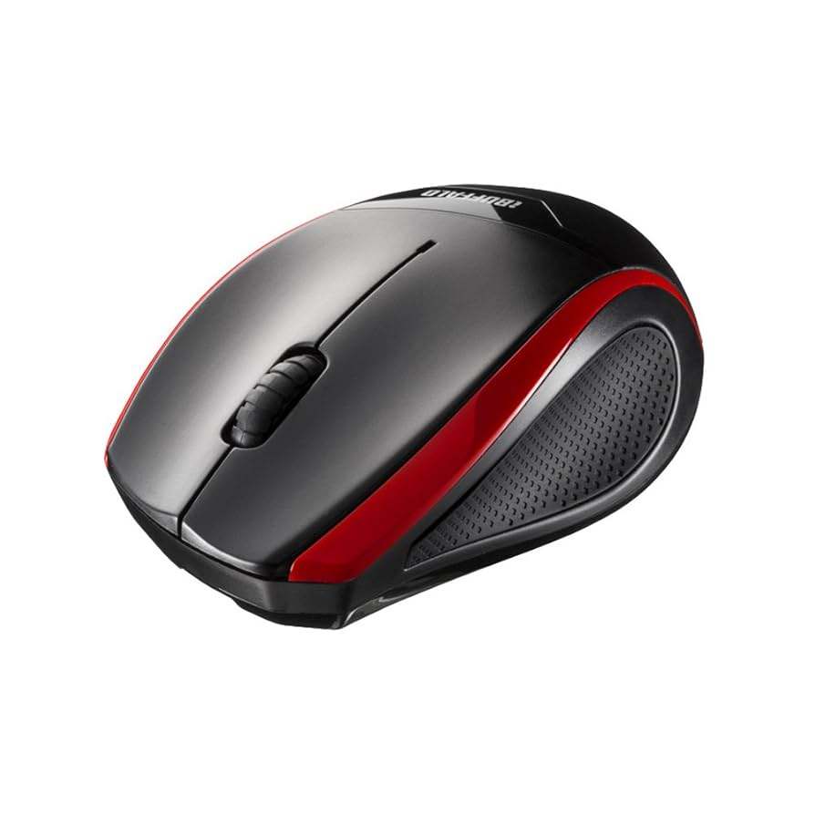 Amazon.co.jp: BUFFALO 無線(2.4GHz)BlueLEDマウス 静音/3ボタン