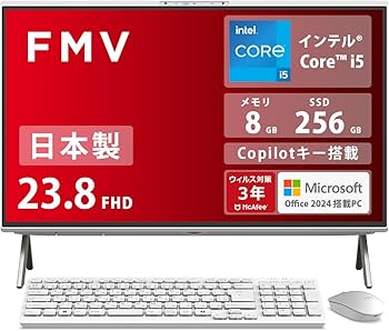 Amazon.co.jp: 富士通 デスクトップパソコン 一体型 日本製 FMV