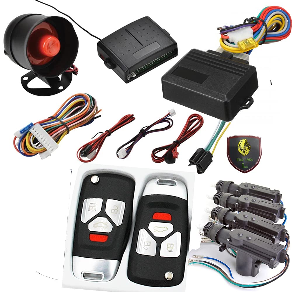Buy UNIVERSAL FIT(1) CAR CENTER LOCK WITH (2) KEYLESS ENTRY ALARM