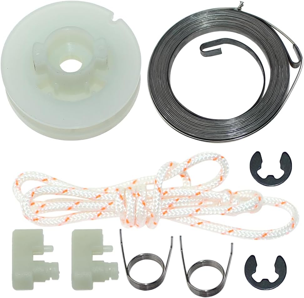 Starter Spring Pulley Cord Pawl for Husqvarna 123C,123L,123LD,223L,223R,322,323,325,326,327,Jonsered BC2125,GC2125,GR2126,GT2125,503964901
