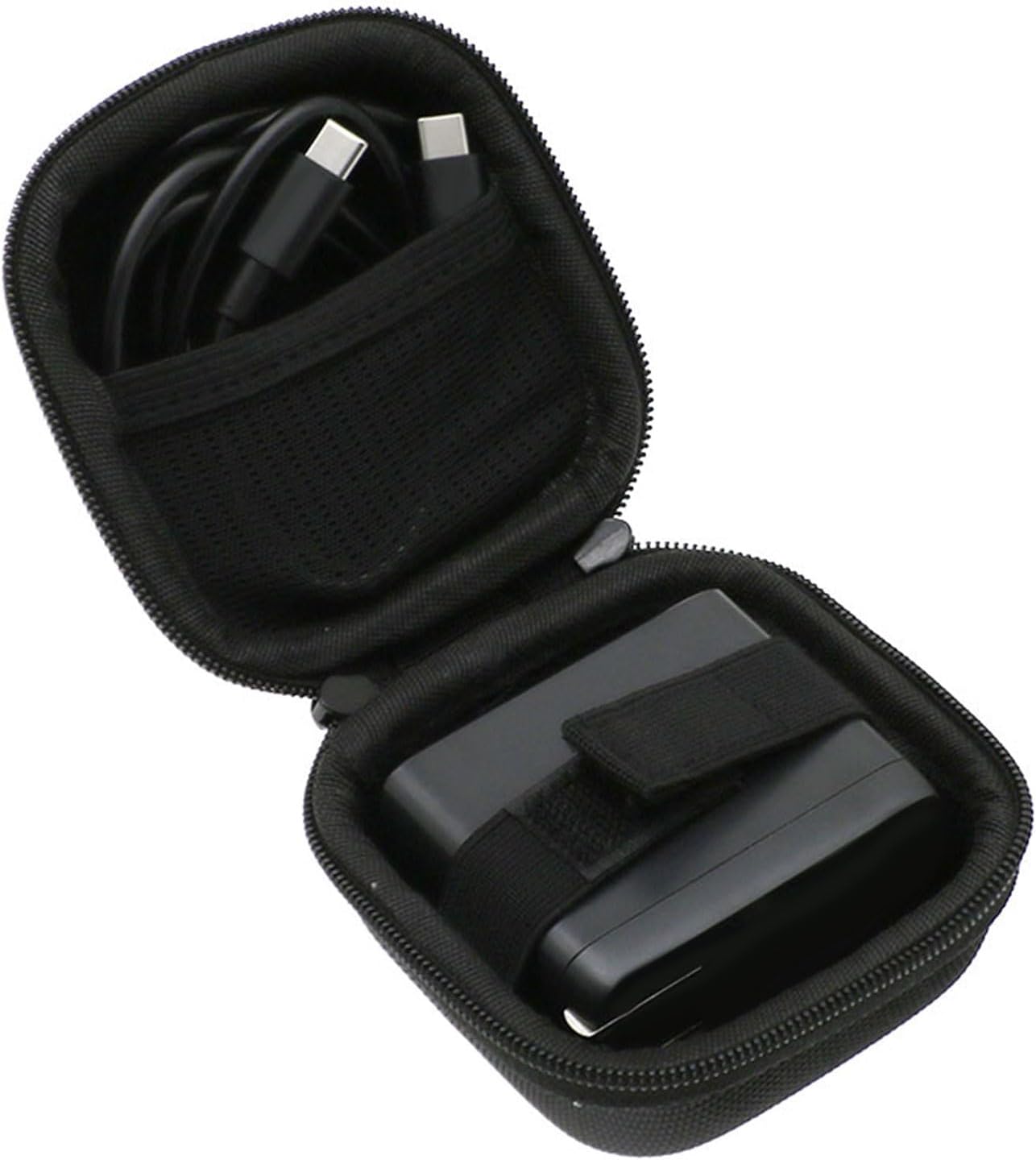 Hard Travel Case for 130W USB C Charging, Secure Carrying with Accessory Pocket Protective Travel Bag