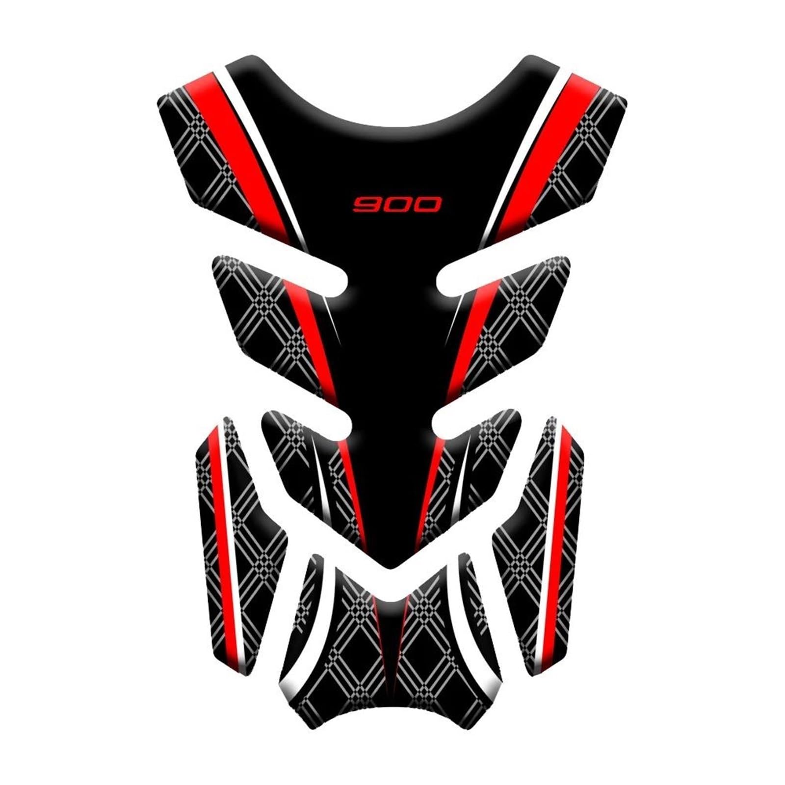 Dtsgcx Color2 Motorcycle Accessories Tank Pad Gas Protector Decals Stickers Replace Kit For Kawasaki For Z 900(Color2)