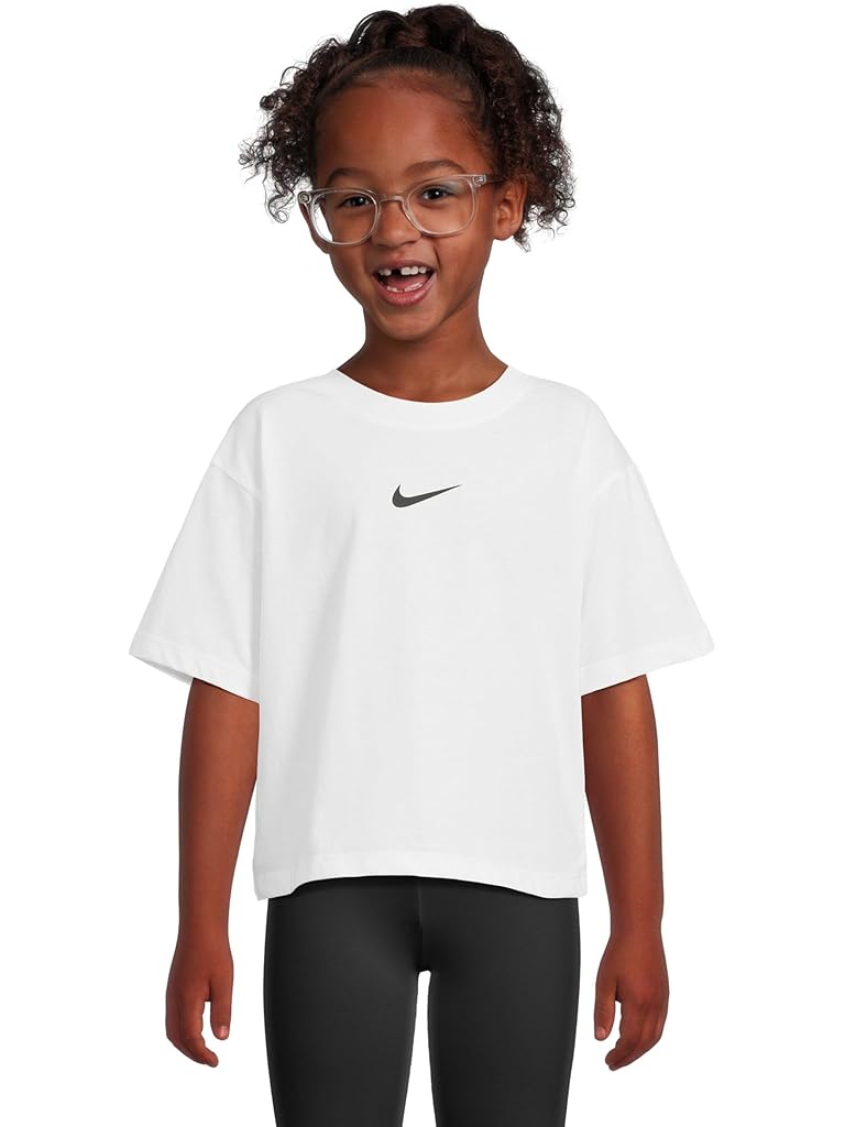White Nike Femme Sport T-shirt (Little Kid)