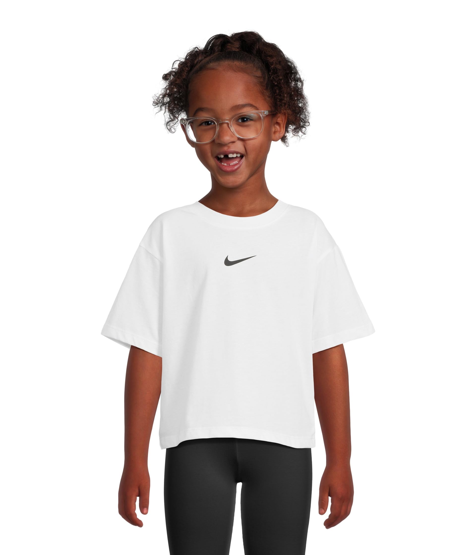 Nike Girls' One Relaxed Dri-FIT Short-Sleeve Top T-Shirt