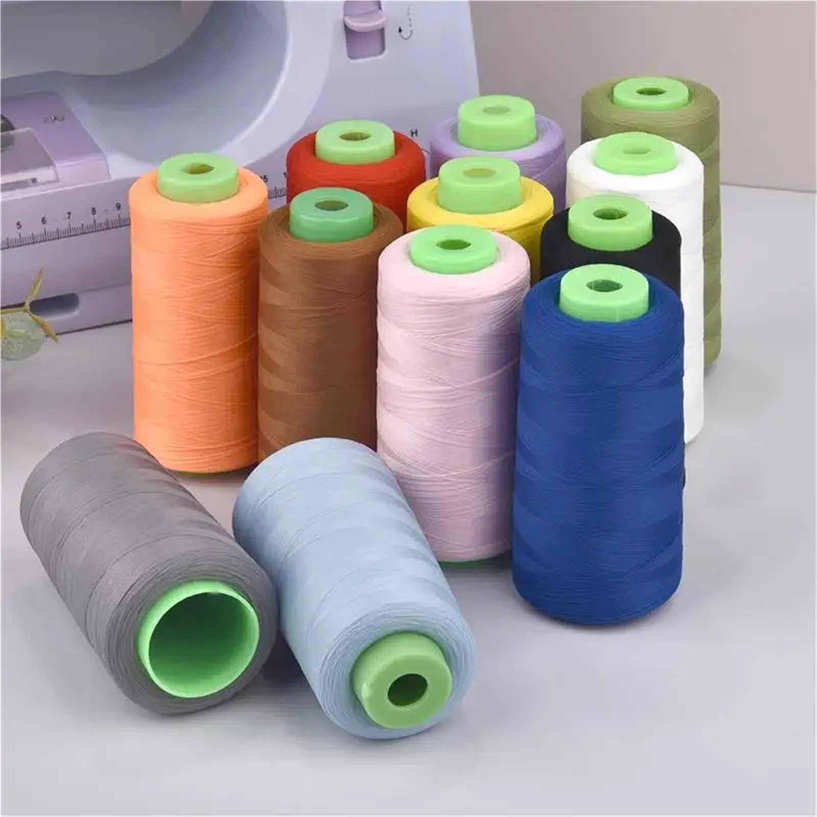 3 piezas de hilo coser nailon elástico for costura bordes, seda Para Adultos(Color 3)