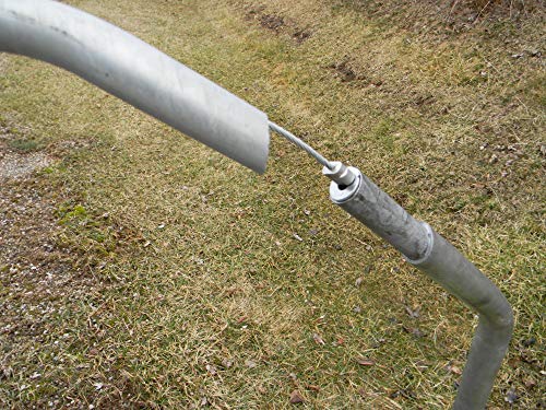 Rtc Swingaway Mailbox Support, 48-Inch Arm, Galvanized Steel Mailbox Post Swings Away When Impacted #TOP4