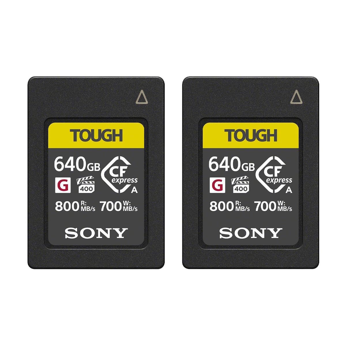 SonyCEA-G Series Tough 640GB CFexpress Type-A Memory Card (2-Pack)