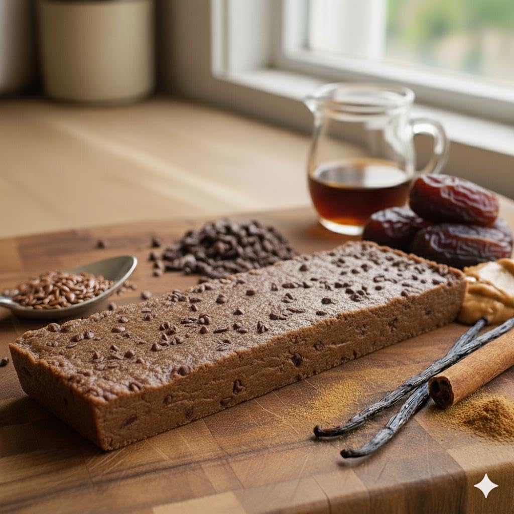 Vegan Protein Bars by Immortal | Whole Food Plant-Based Organic Ingredients (Maple Chocolate Chip, 12 Pack)