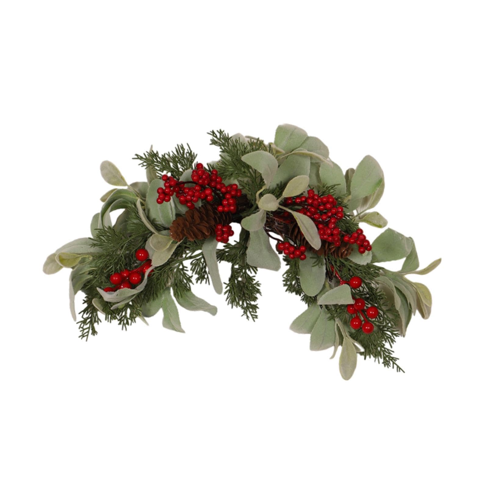 Guirnalda navideña, Corona para Puerta de Entrada, Adorno navideño de Hojas, Corona Artificial para el hogar, Sala de Estar, Oficina, Festival