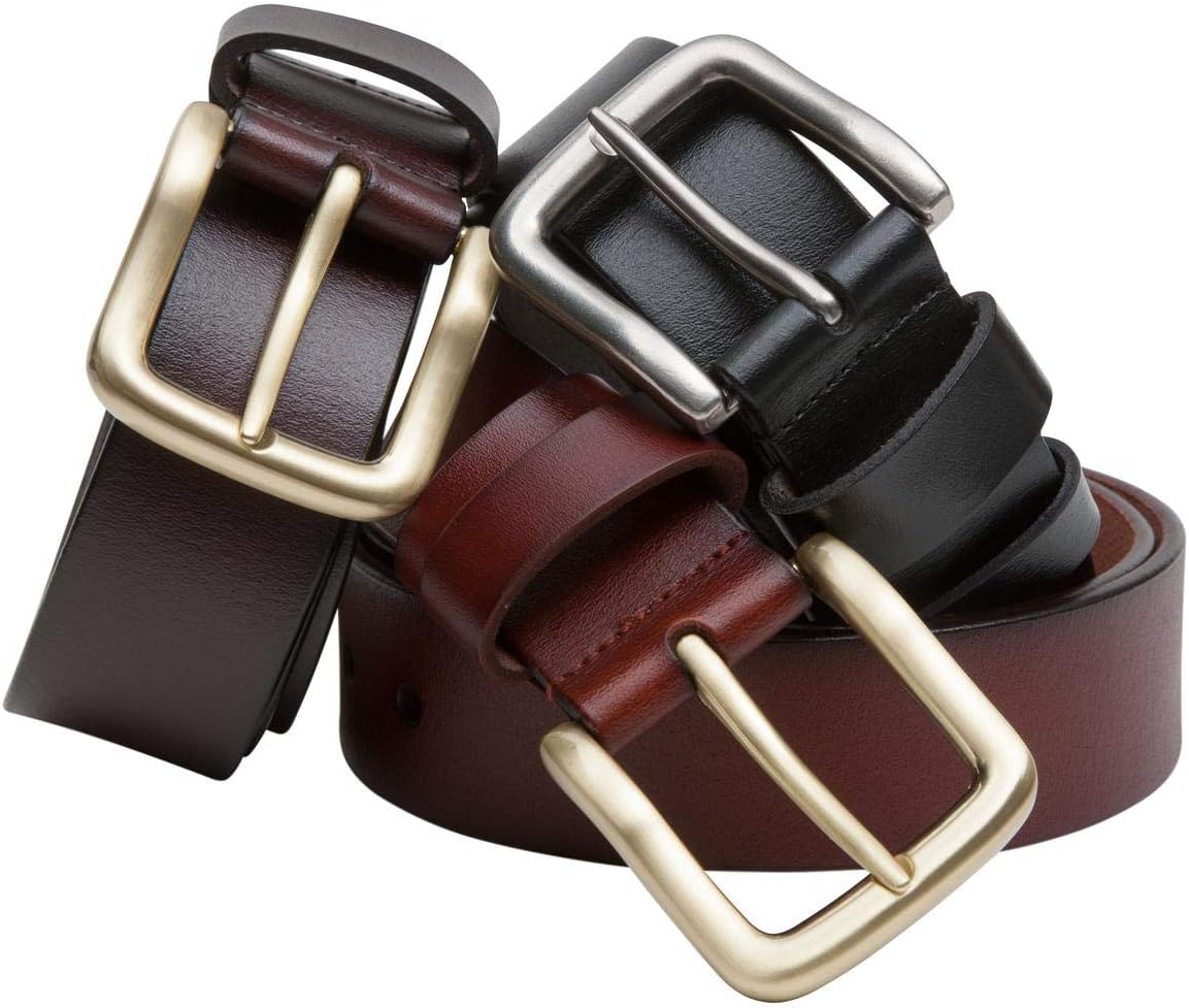 Hoggs of Fife Hoggs Luxury Leather Belt Black Large Black