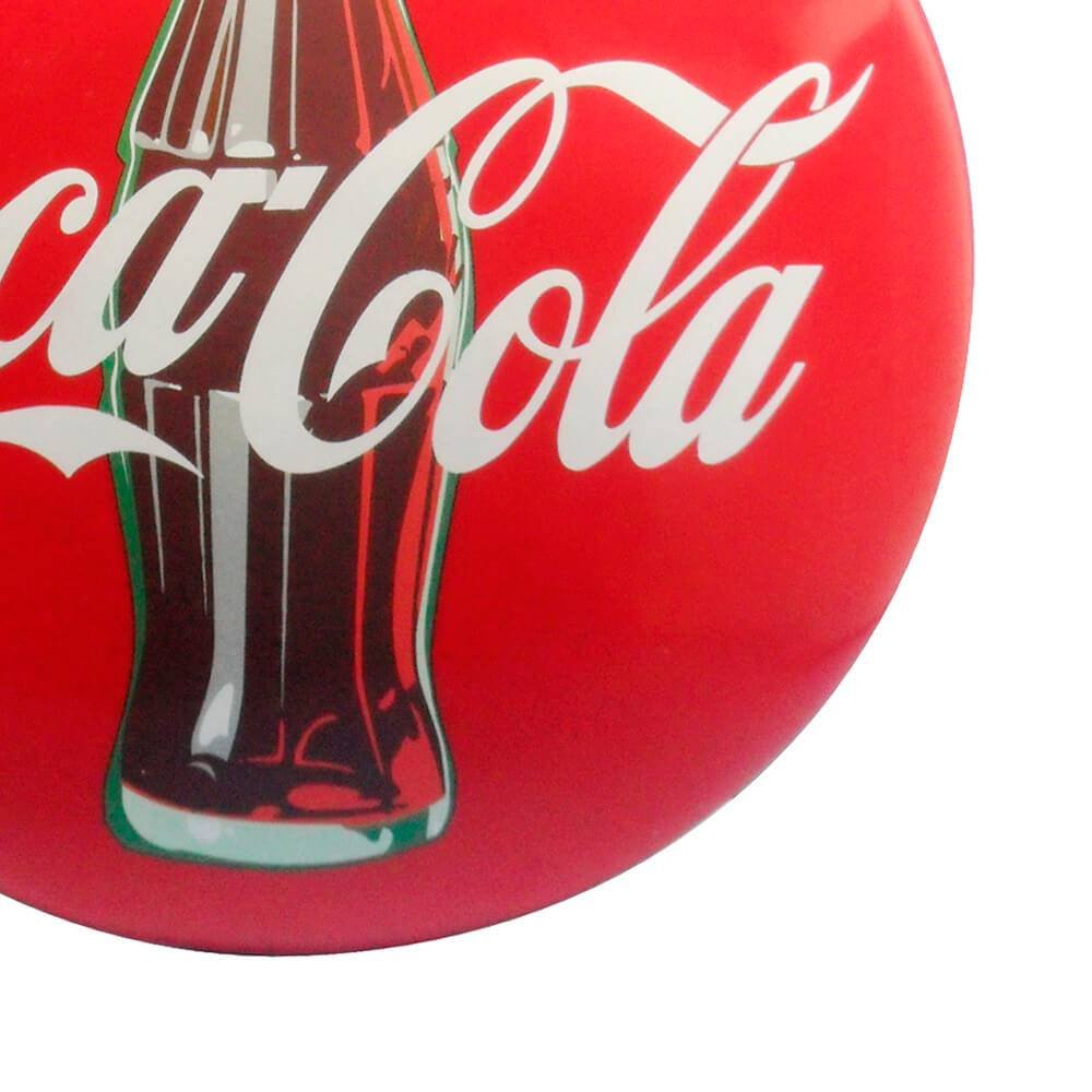 coca-cola サイン・ディスプレイ Placa Coca-Cola Button Sign 3D em Resina - Urban - 43,5x33 cm