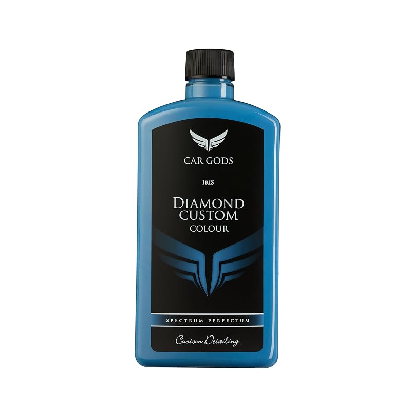 Cera Automotiva Car Gods Iris Azul-claro 3 em 1 com Pigmento, Polimento e Restaurador de Cor GOD714, Frasco de 510 mL