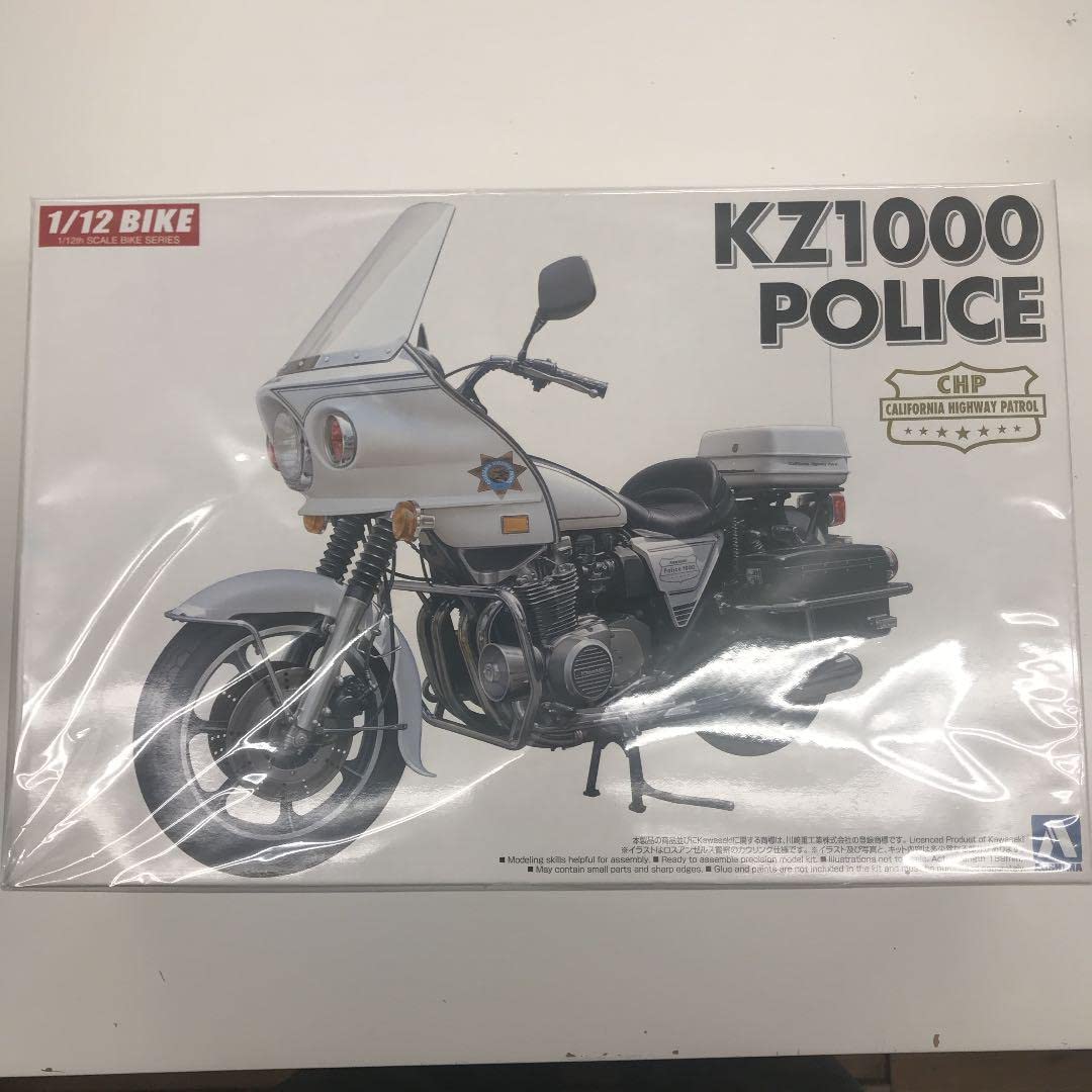 アオシマ1/12カワサキkz1000 1/12 カワサキ KZ1000C ポリス1000 '81 - AOSHIMA SCALE MODEL