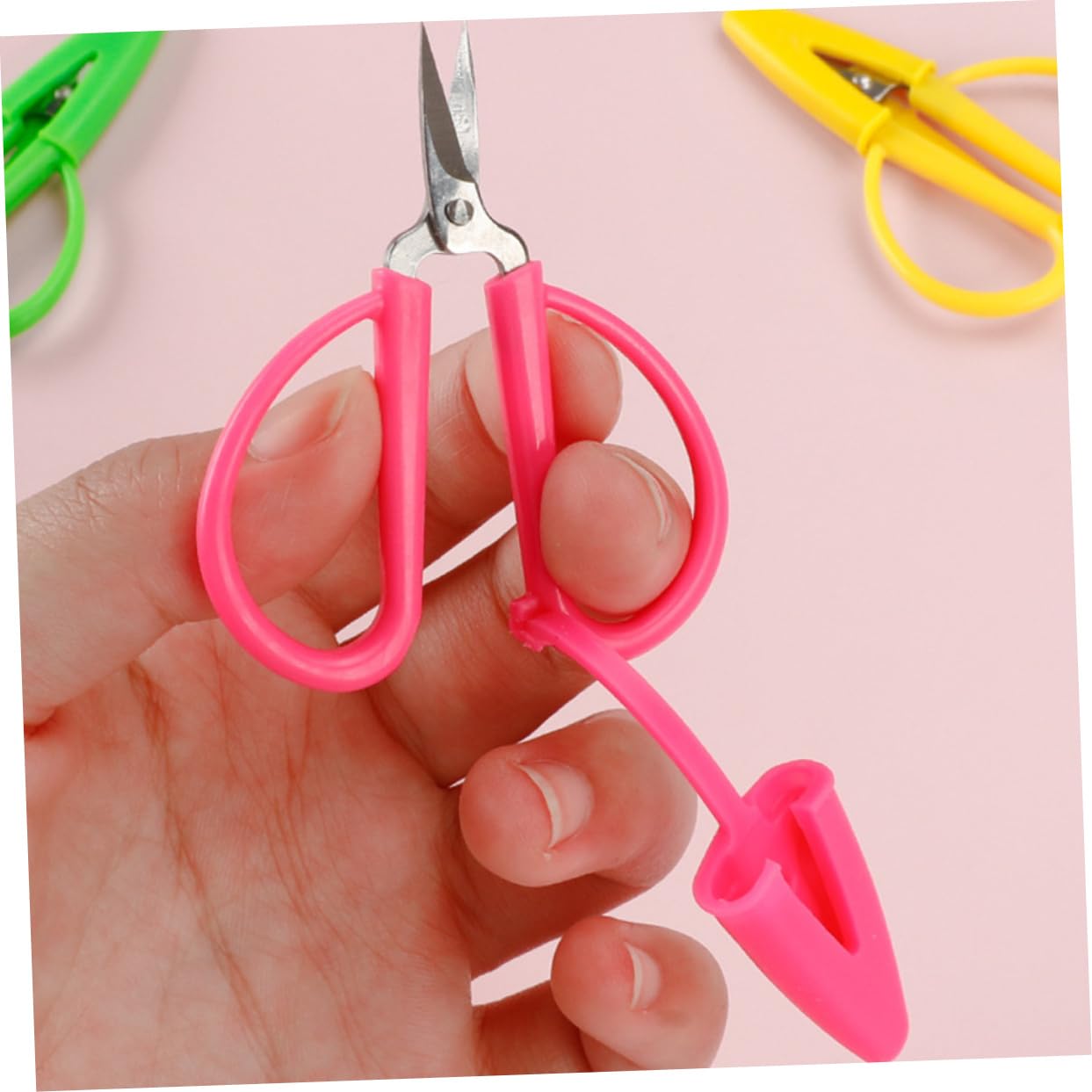 EXCEART 30stücke Mini Stoffscheren Mit Schutzabdeckung Multifunktionale Fadenschneider Für Handarbeiten Zum Nähen Sticken Und Basteln