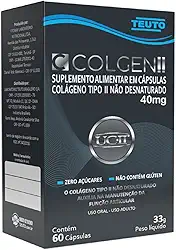 Colgen II c/60 40mg colágeno tipo 2 não desnaturado
