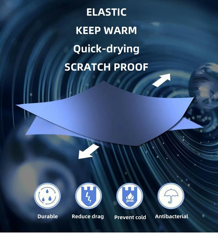 GLDFW - Mute termiche in neoprene da 3 mm/2 mm, per immersioni, surf, snorkeling, kayak, nuoto, per tenere al caldo