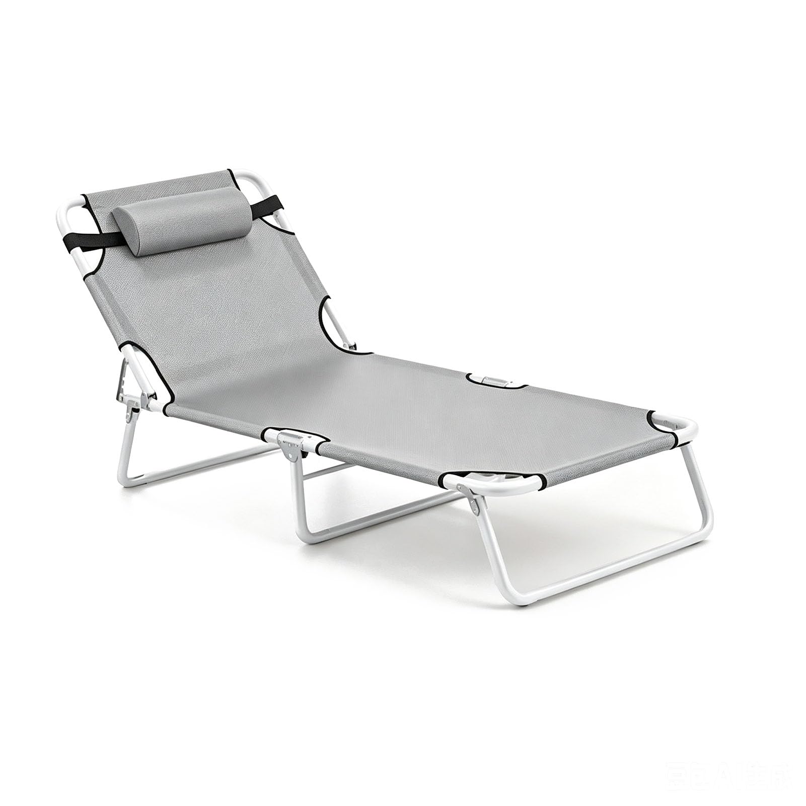 Jyhcd Grey Zero Gravity Chair Outdoor Garden Sunloungers Reclining