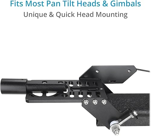 Miniatura 6 de Proaim Wave-5P - Punta de grúa de 24 pies con soporte de trípode resistente y soporte de piso  para cámaras de video y transmisión  Ofrece capacidad