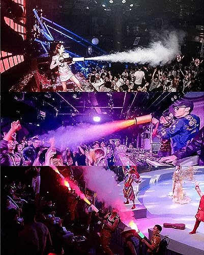 Pistola de CO2 LED de mano y máquina de humo para DJ 3