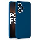 Pikkme Poco F5 5G Back Cover Soft Matte Liquid Silicone TPU | Camera Protection | Shockproof Slim Back Case for Poco F5 5G (Blue) gallery image