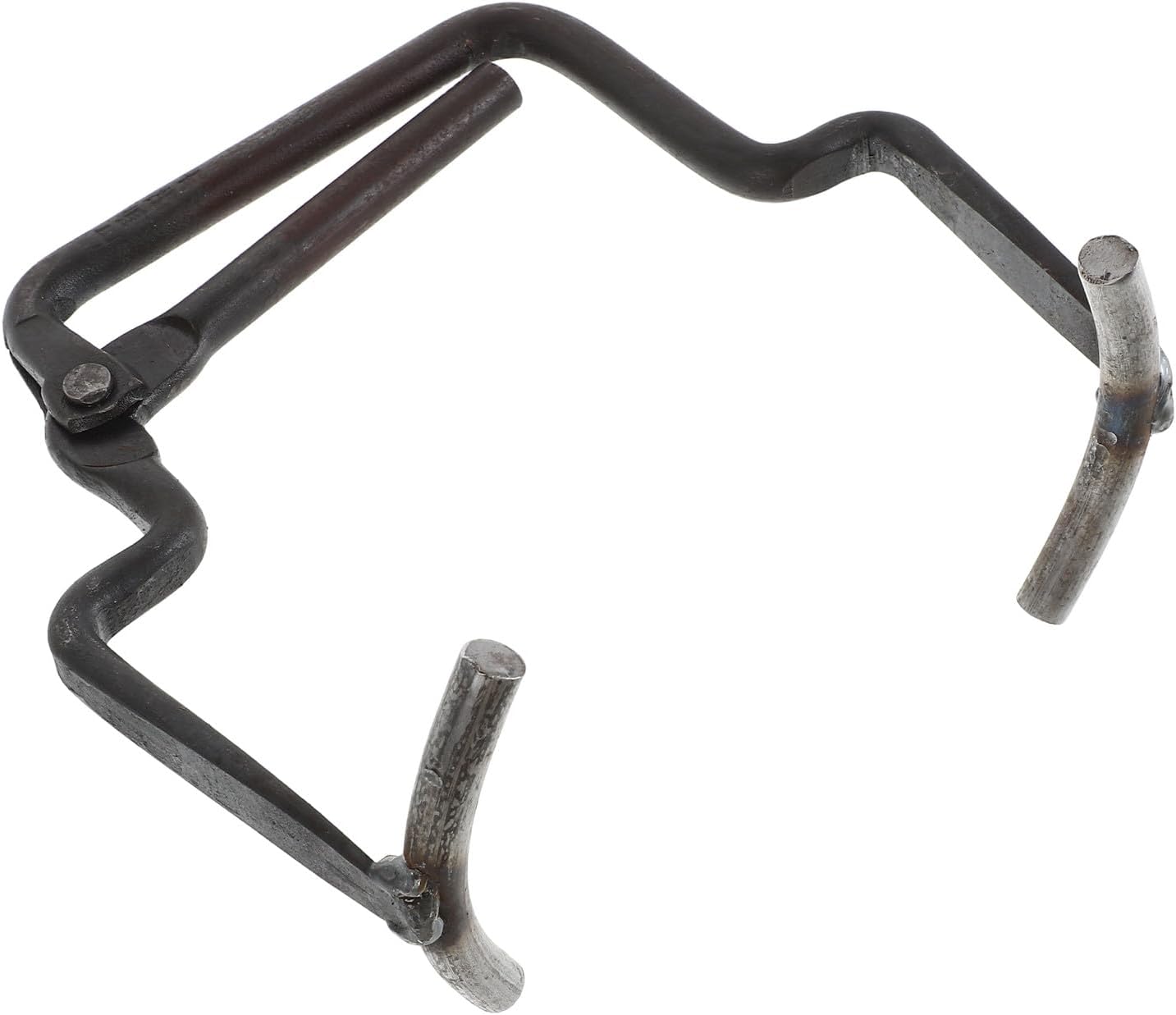 Iron Pot Lifter Tongs Heat-resistant Jar Clamp for 18cm Clay Pots Multi-functional Kitchen Utensil for Hot Cookware and Bowls Cooking Food Grabber