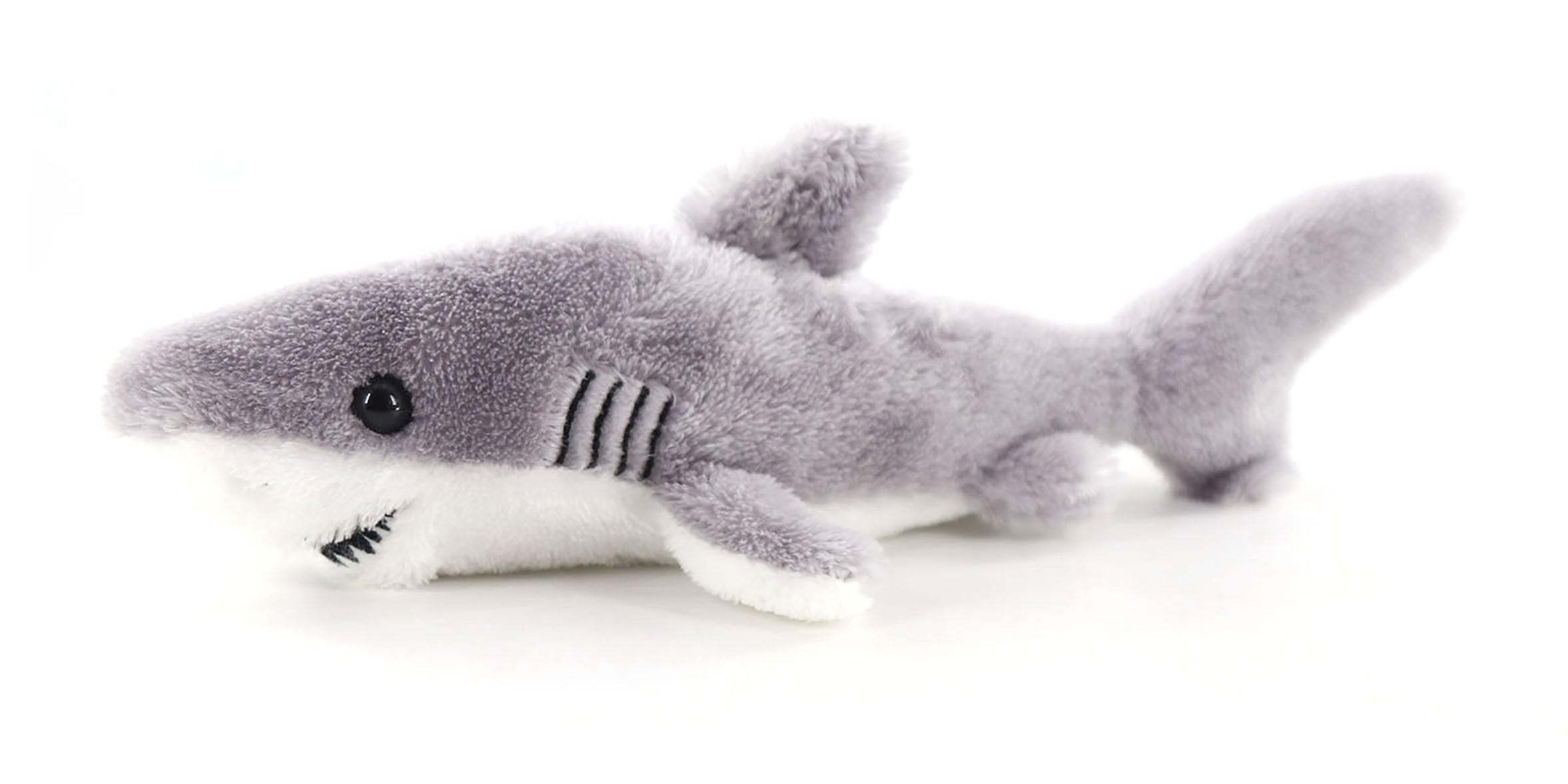 The Petting Zoo Great White Shark Animal Plushie, Gifts for Kids, Scoopz Sealife Animals, Shark Plush Toy, 12 inches