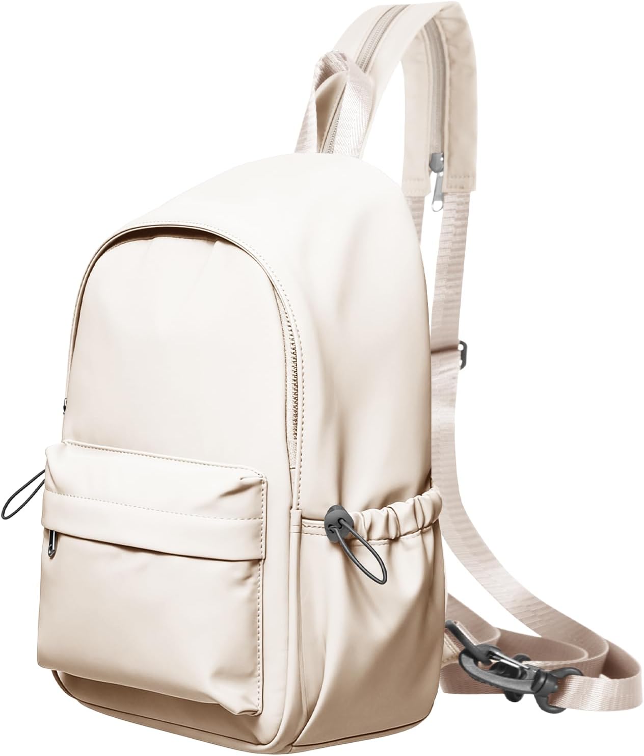 SEAFEW White Sling Crossbody Bag for Men Women, Tactical Backpack Shoulder Daypack Mini Anti-Theft Cross Body Motorcycle Chest Bags, Small One Strap Fanny Back Pack for Casual Travel Hiking Sport Gym - Image 9