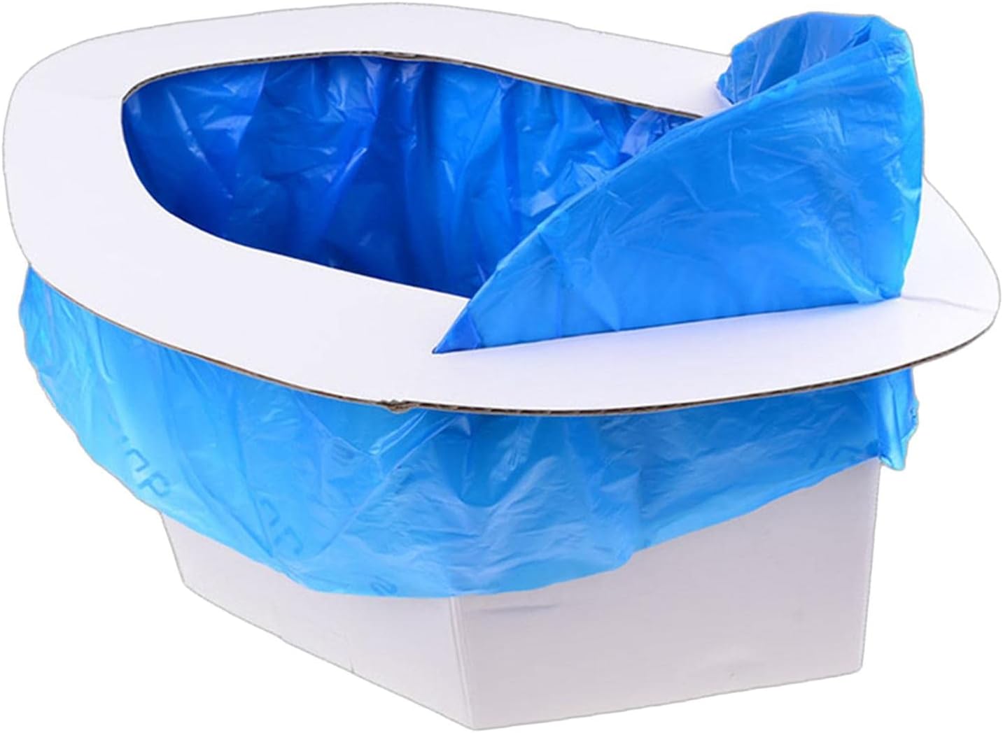 Portable Folding Toilet Seat Camping Mobile WC for Kids Adults - Sturdy Foldable Potty with Degradable Bags - Perfect for Travel, Hiking, Picnic, Outdoor & Emergency Use