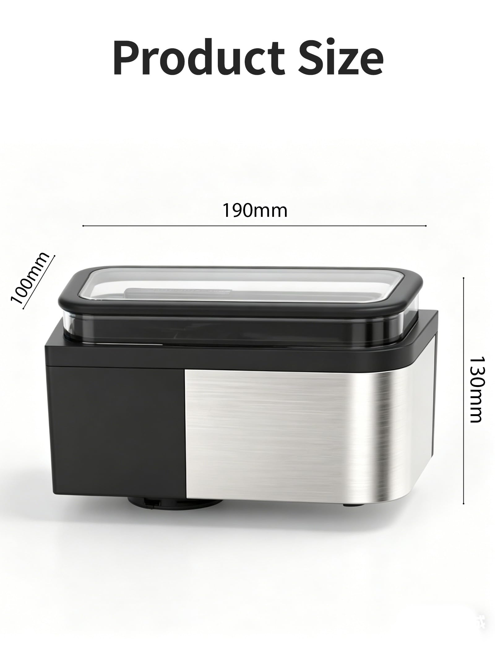 Bean Hopper - Repuesto para Ninja Luxe Cafe Pro ES701, ABS de alta capacidad y acero inoxidable, accesorios de repuesto para máquina de café