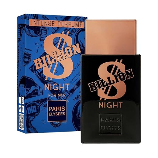 PARIS ELYSEES Perfume Importado Paris Elysees Eau De Toilette Masculino Billion $ Night 100Ml
