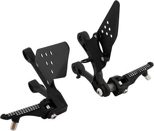 Miniatura 5 de TCT-MOTORPARTS Estriberas de pie de conductor para Kawasaki Ninja ZX6R 2009-2024 ZX636 2013-2024