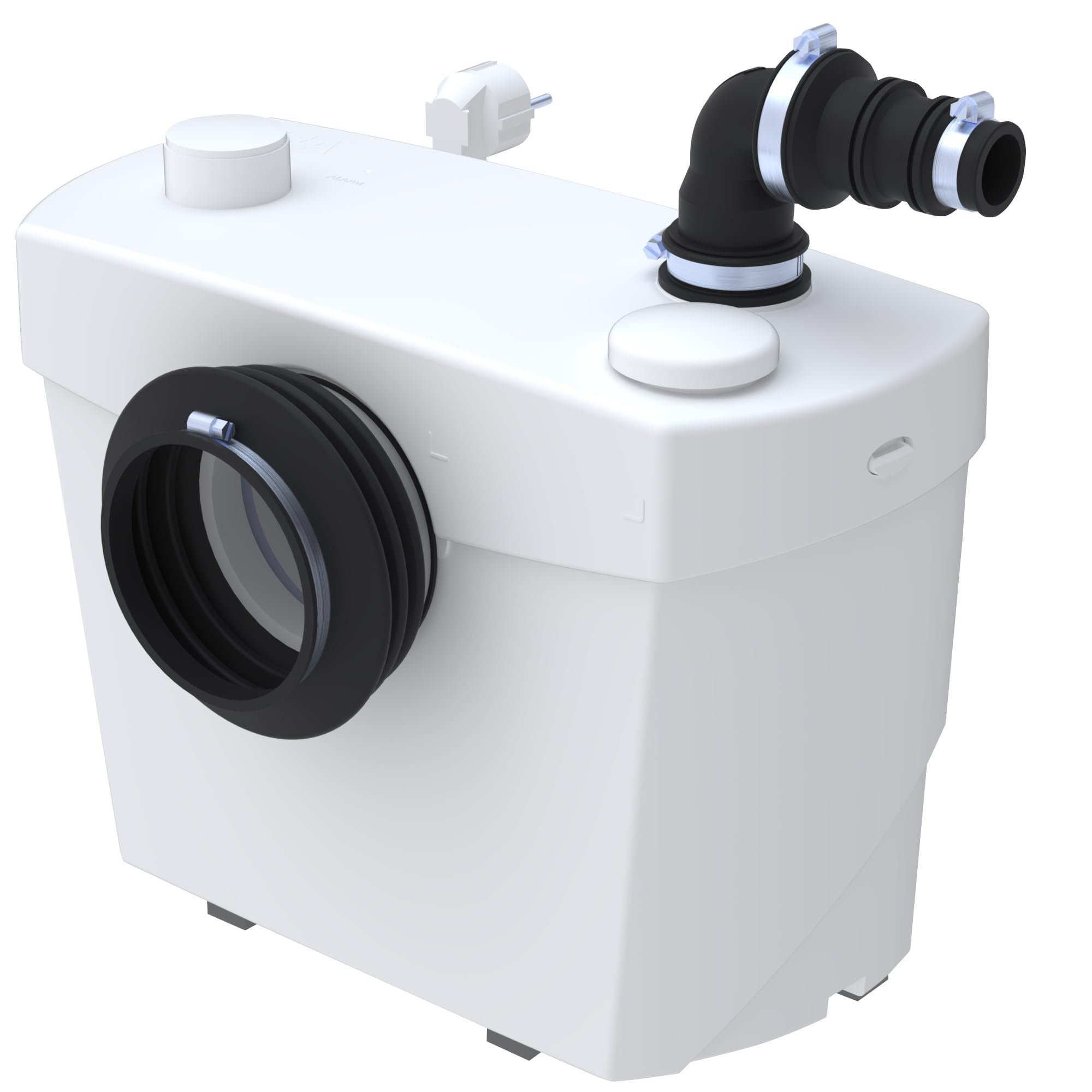 SFA - Sanibroyeur Top - Broyeur WC Et Salle d'Eau - Evacuation Eaux Usées - 2 Entrées WC Et Lavabo - Puissant, Silencieux - Discret - Entretien Simple - 36,1 x 21,6 x 32,5 cm - 400 W - Made in France