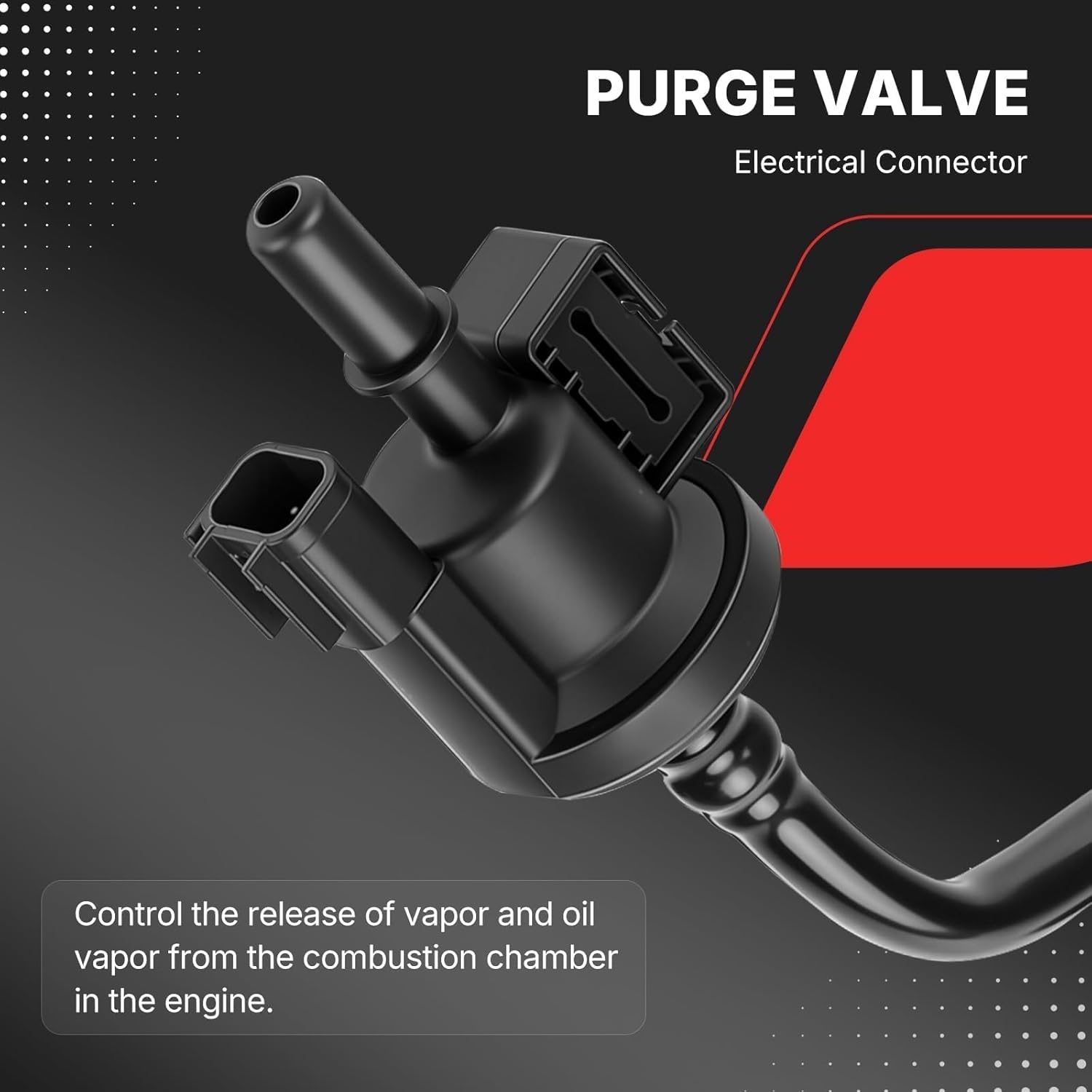 911-775 Vapor Canister Purge Valve for 2013-2016 Ford Fusion SE/Titanium 2.0L Turbo,2013-2016 Lincoln Lincoln MKZ base 2.0L Turbo,2015-2016 Lincoln MKZ Black Label 2.0L Turbo Replaces# DG9Z9D289A