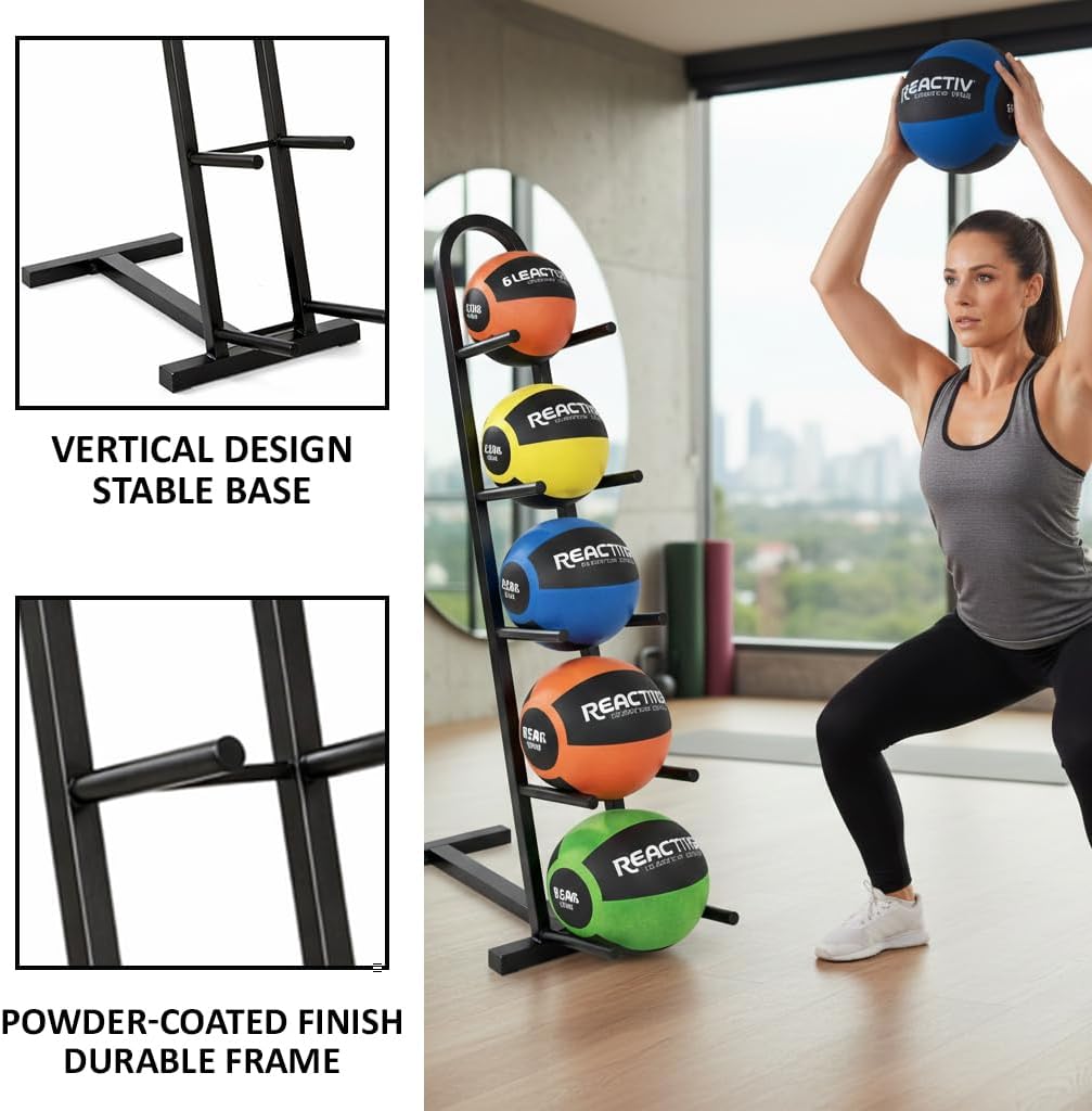 Vertical Medicine Ball Rack