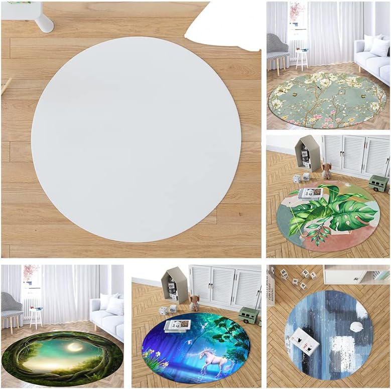 Miniatura 3 de Tapete redondo negro con sistema solar, antideslizante, decoración cómoda para el hogar, dormitorio, sala de estar, 28 x 28 pulgadas