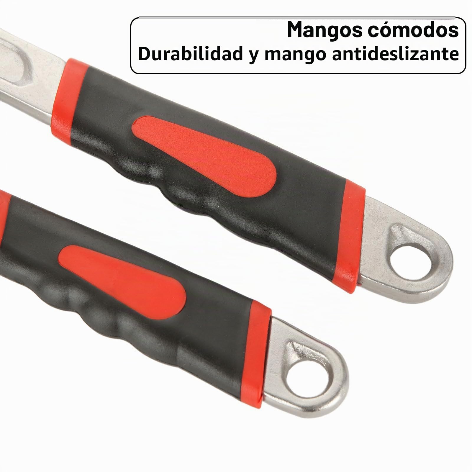 4 llaves inglesas ajustables de 4 tamaños, incluye llave inglesa de 150,200, 250,300 mm, palanca de cambios multifuncional de acero al carbono, llave móvil