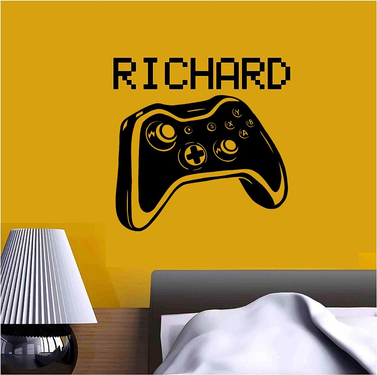 Video Game Gaming Personalised Name GamerTag Joystick Vinyl Sticker