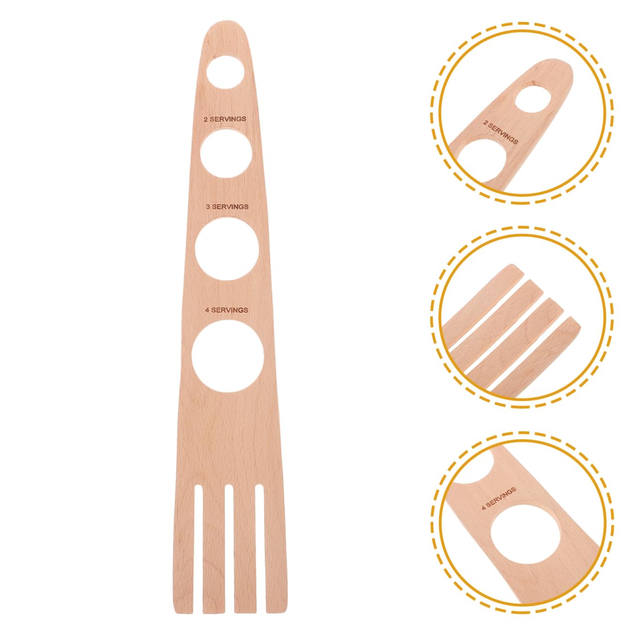 Ciieeo Medidor De Espagueti Con 4 Orificios Para Control De Porciones Preciso Utensilio Compacto Para Cocina Y Hogar Fácil De Usar